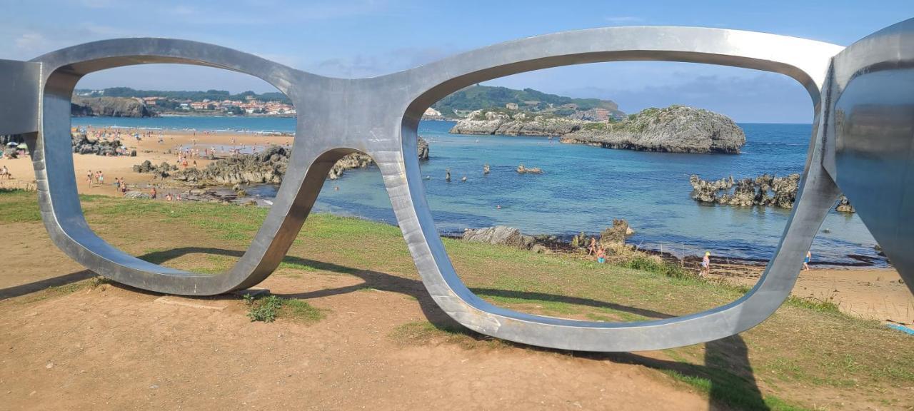 Luminoso Apartamento Playa Ris Con Garaje Noja Exterior foto